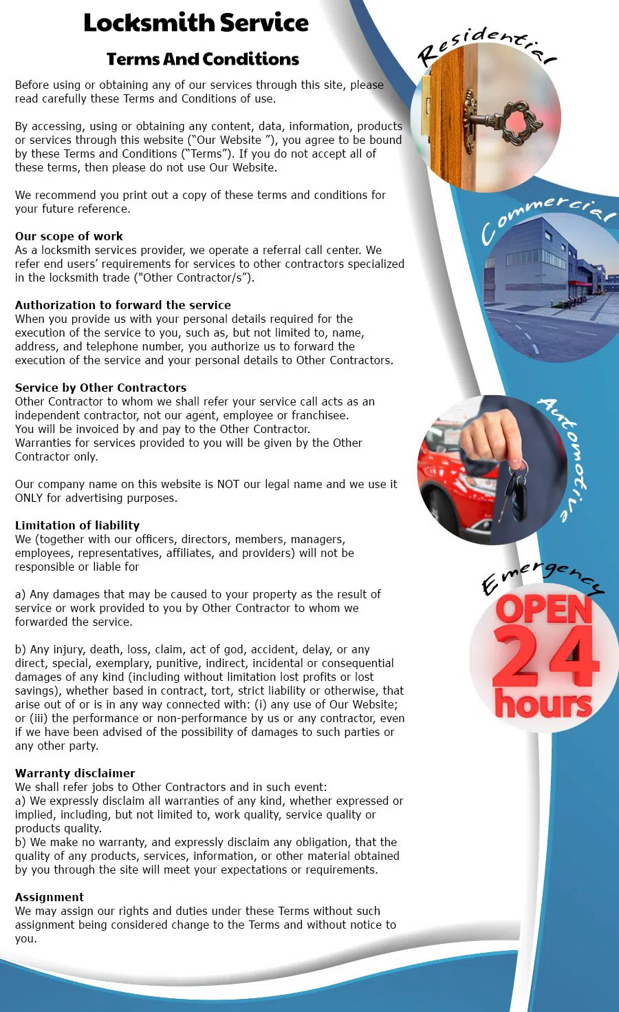 Great Falls Locksmith Store Great Falls, VA 703-640-3552 - terms-ls